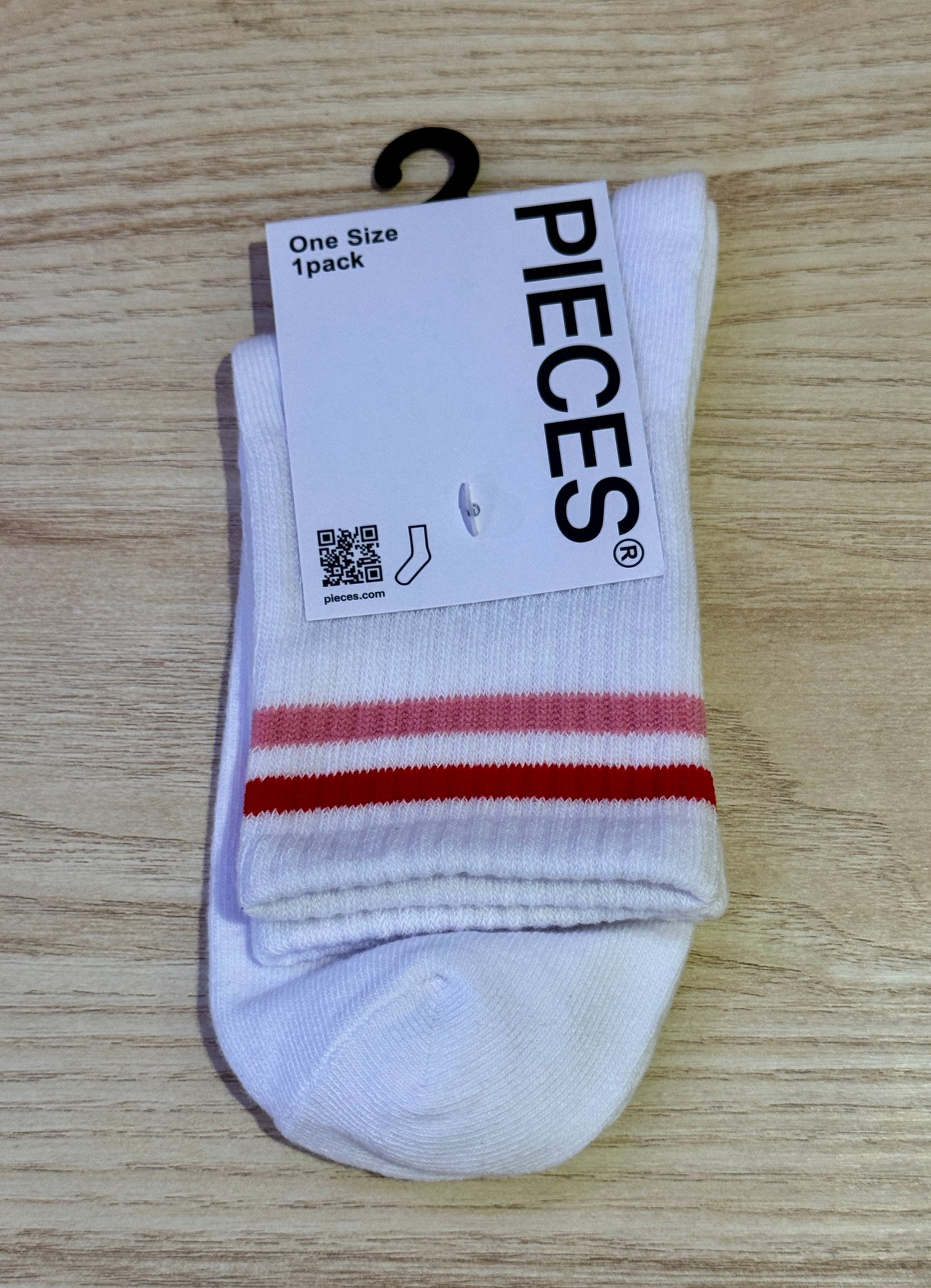 Chaussettes Rayées rouges
