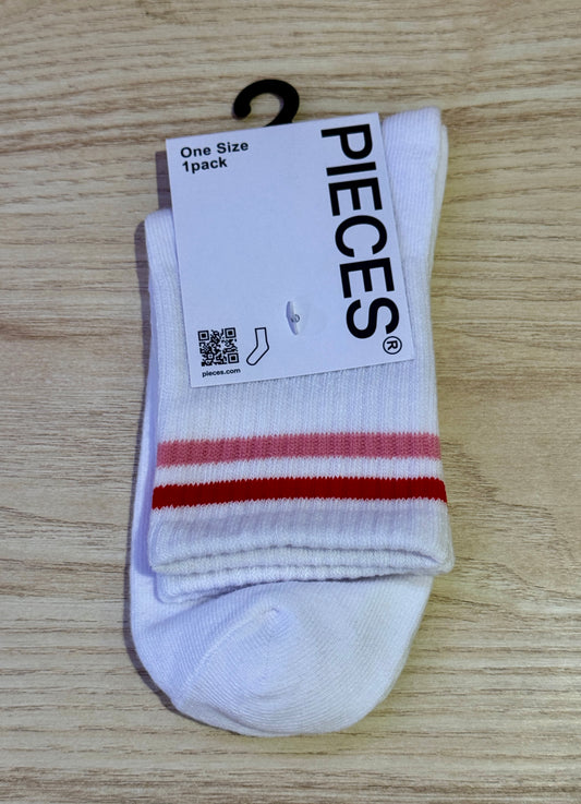 Chaussettes Rayées rouges