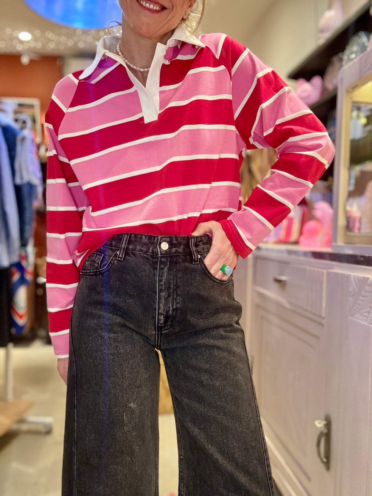 Jean Janis noir délavé