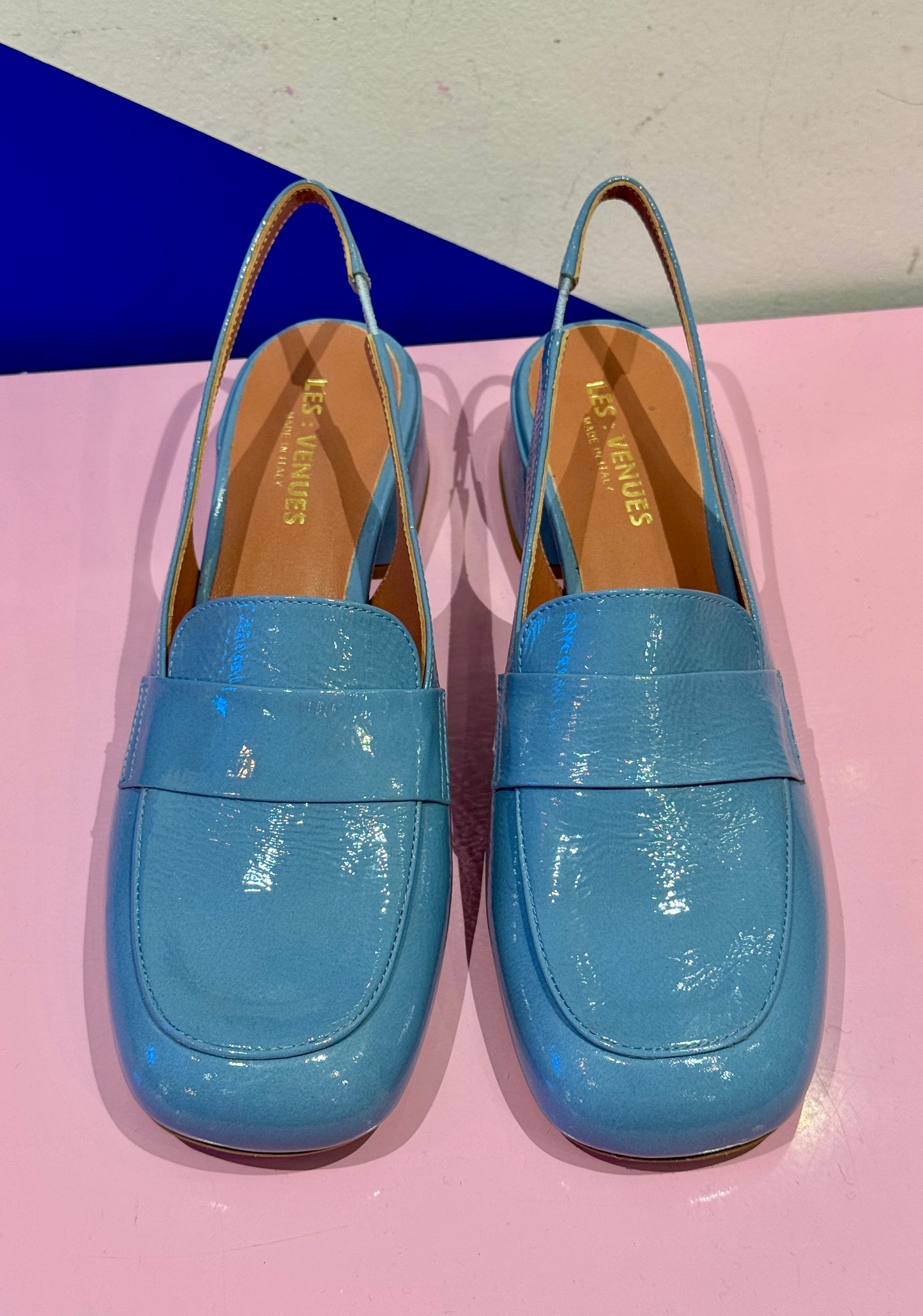 Mocassins Camille bleus