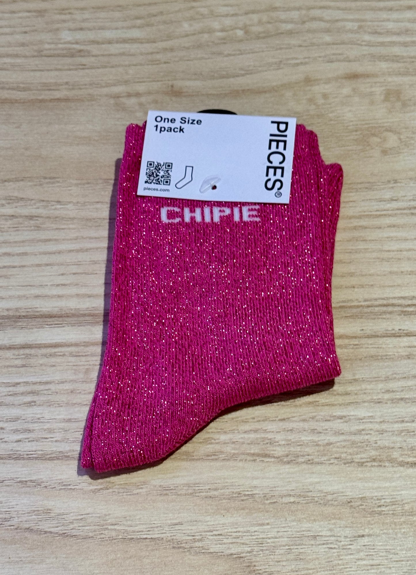 Chaussettes à paillettes courtes