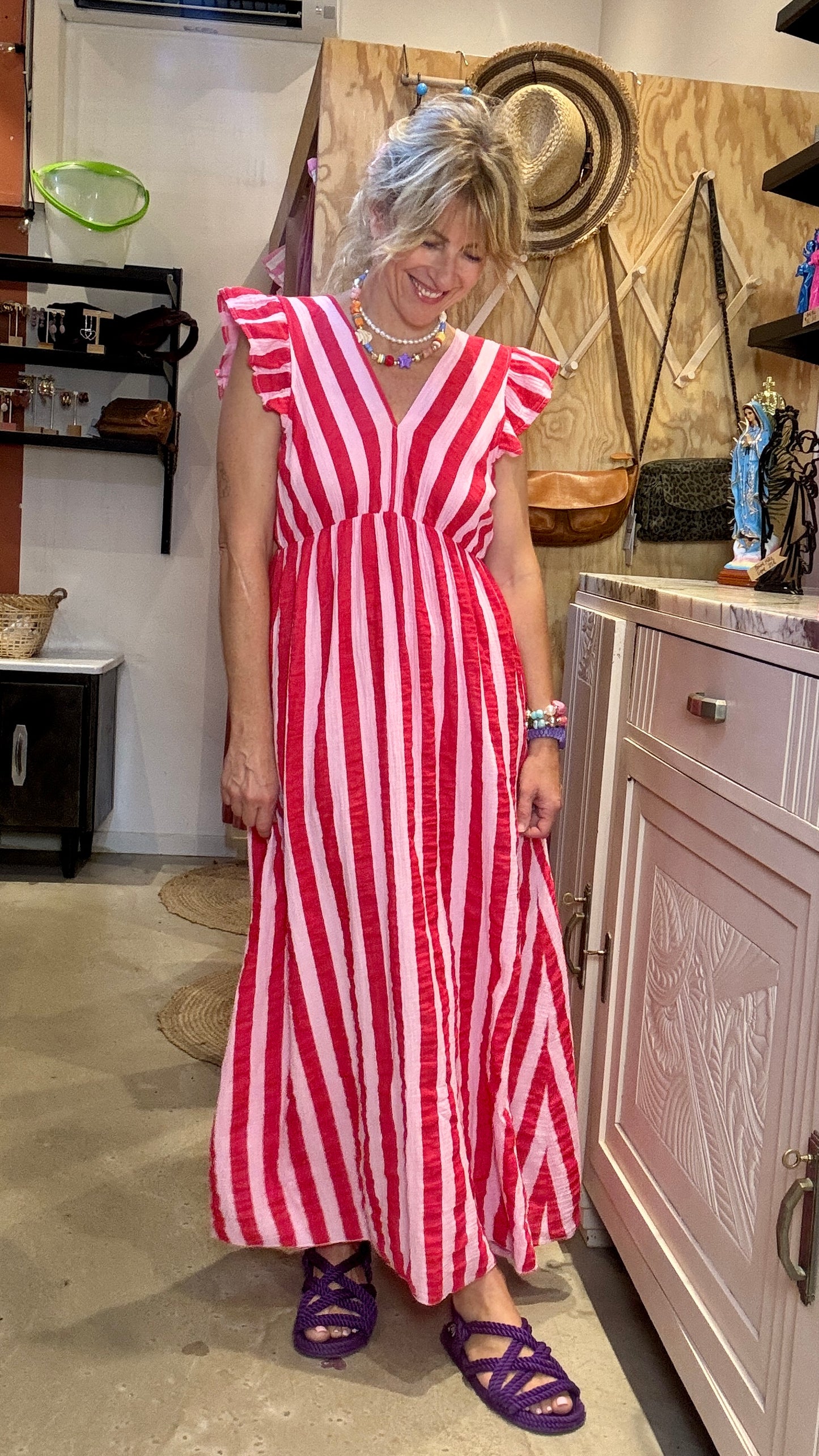 Robe Berlingot rouge