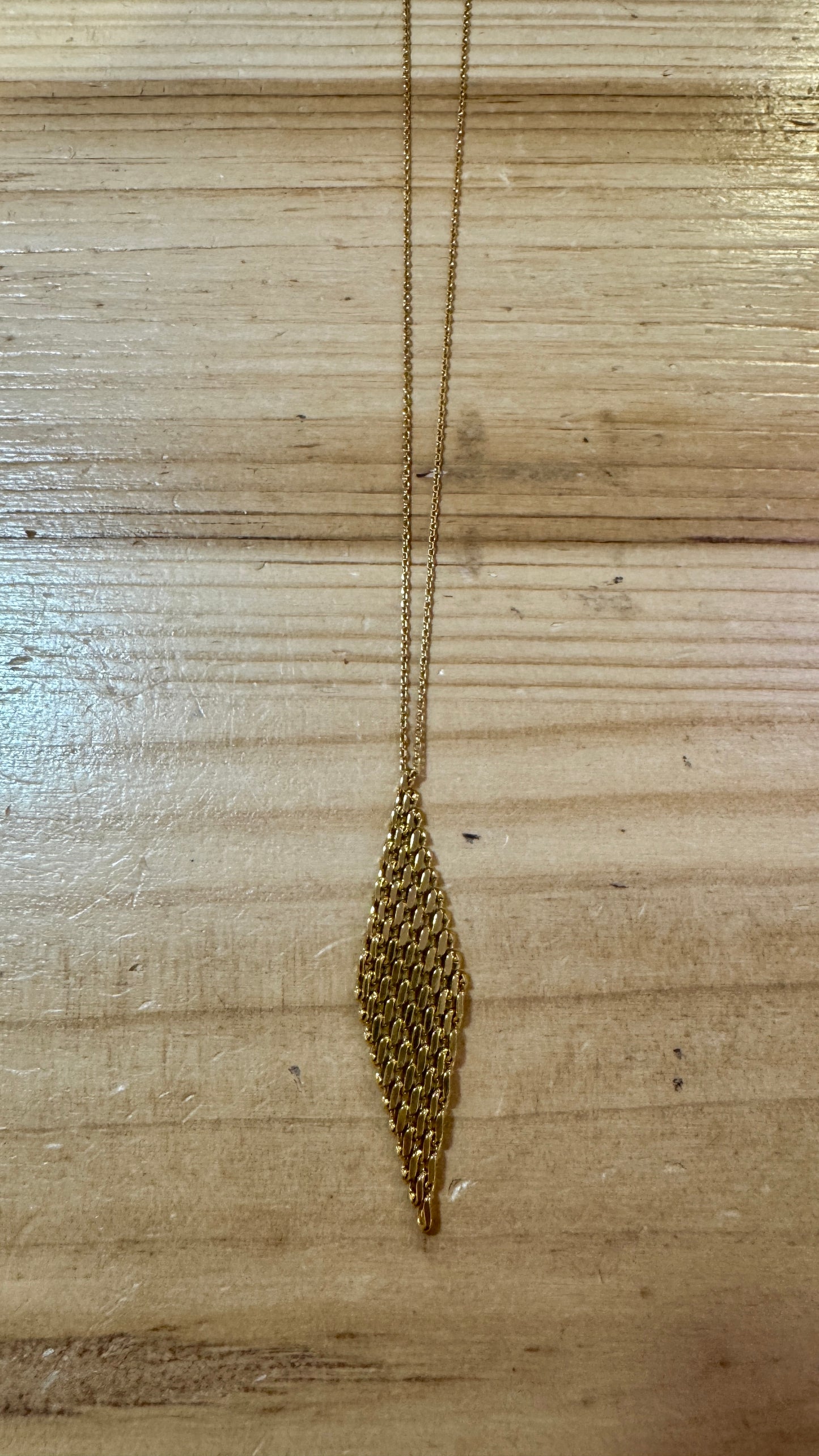 Collier long Losange