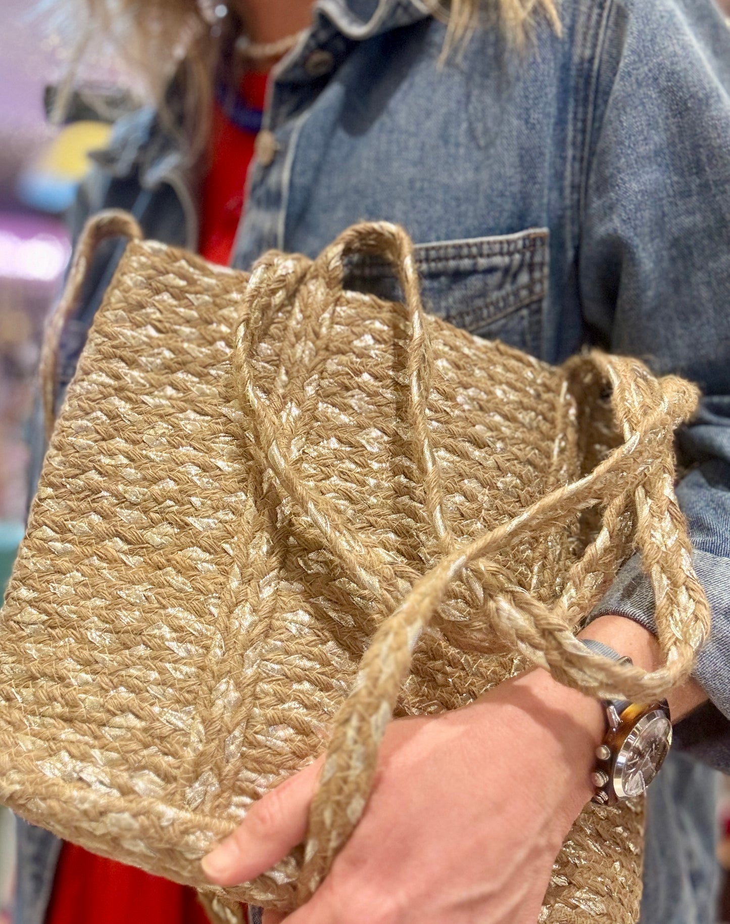 Panier Playa silver