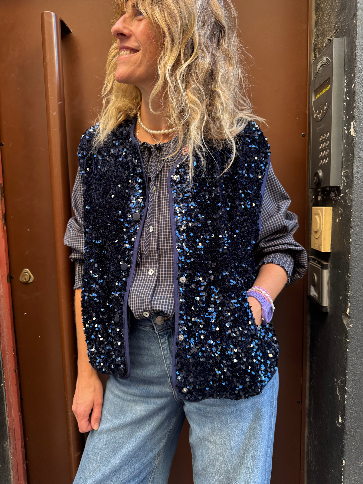Gilet Abba marine