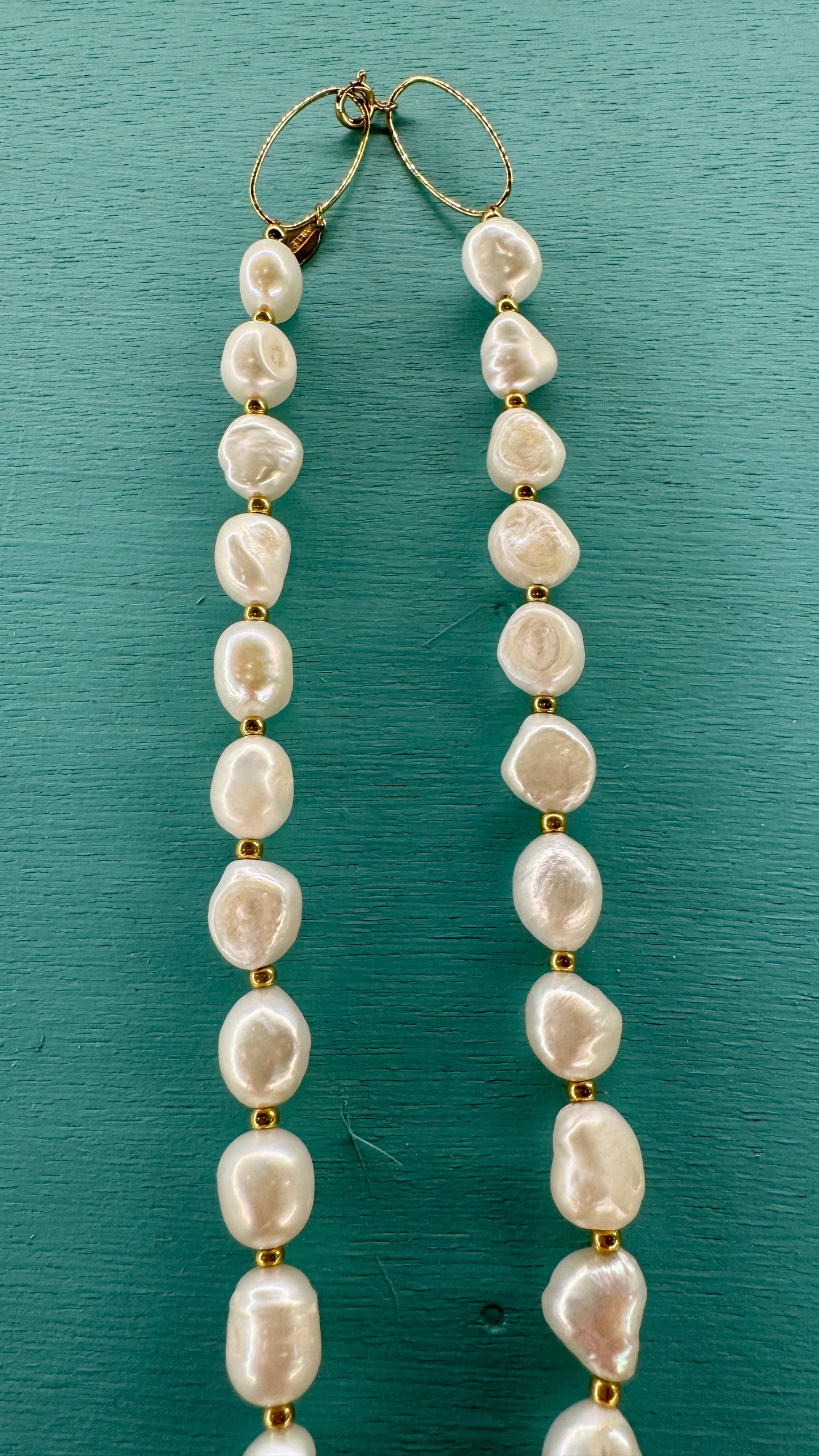 Collier Perles Or