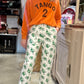 Pantalon Green Flowers