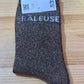 Chaussettes Paillettes mots doux !