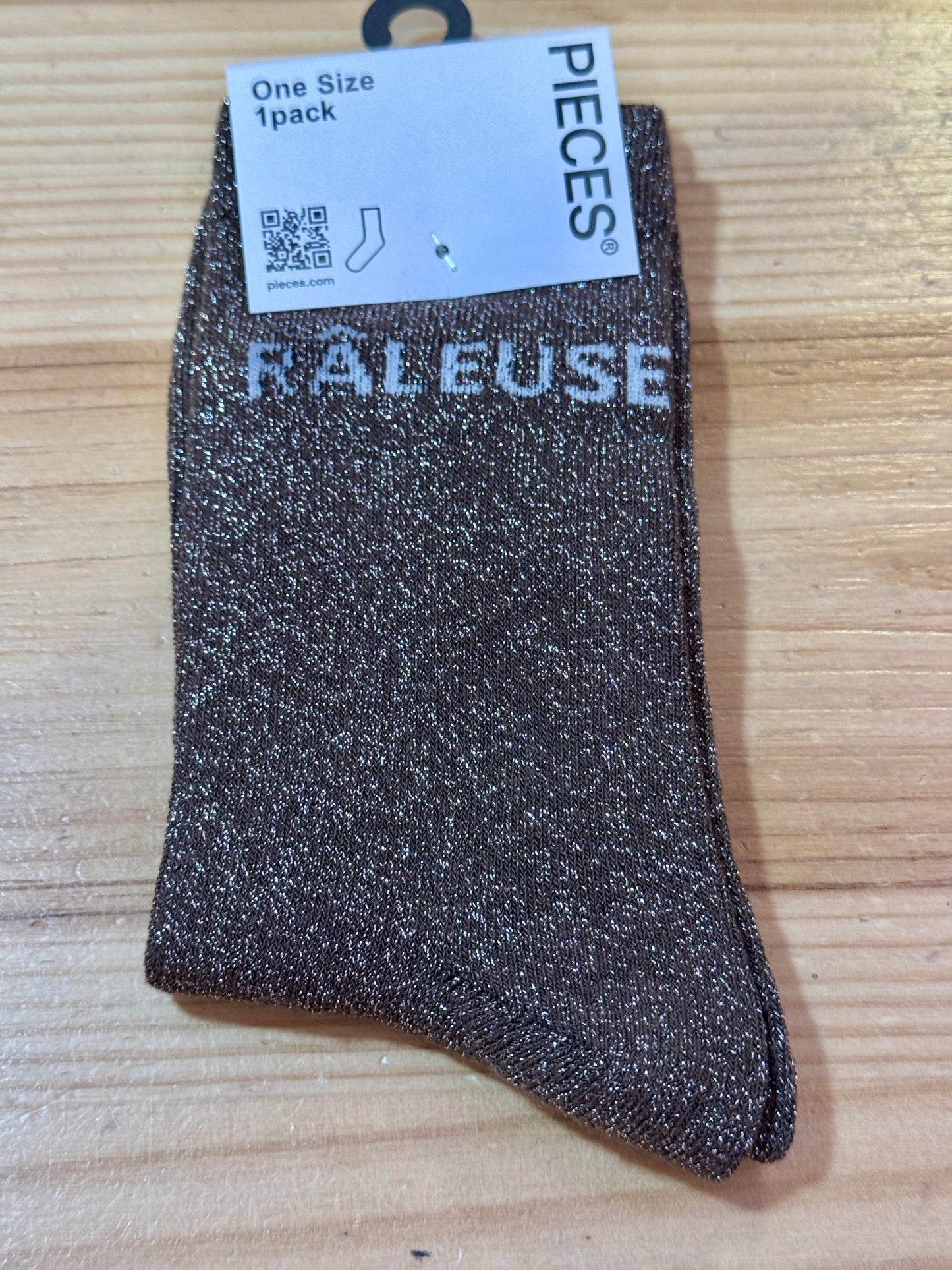 Chaussettes Paillettes mots doux !