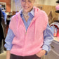 Gilet Hoodie rose