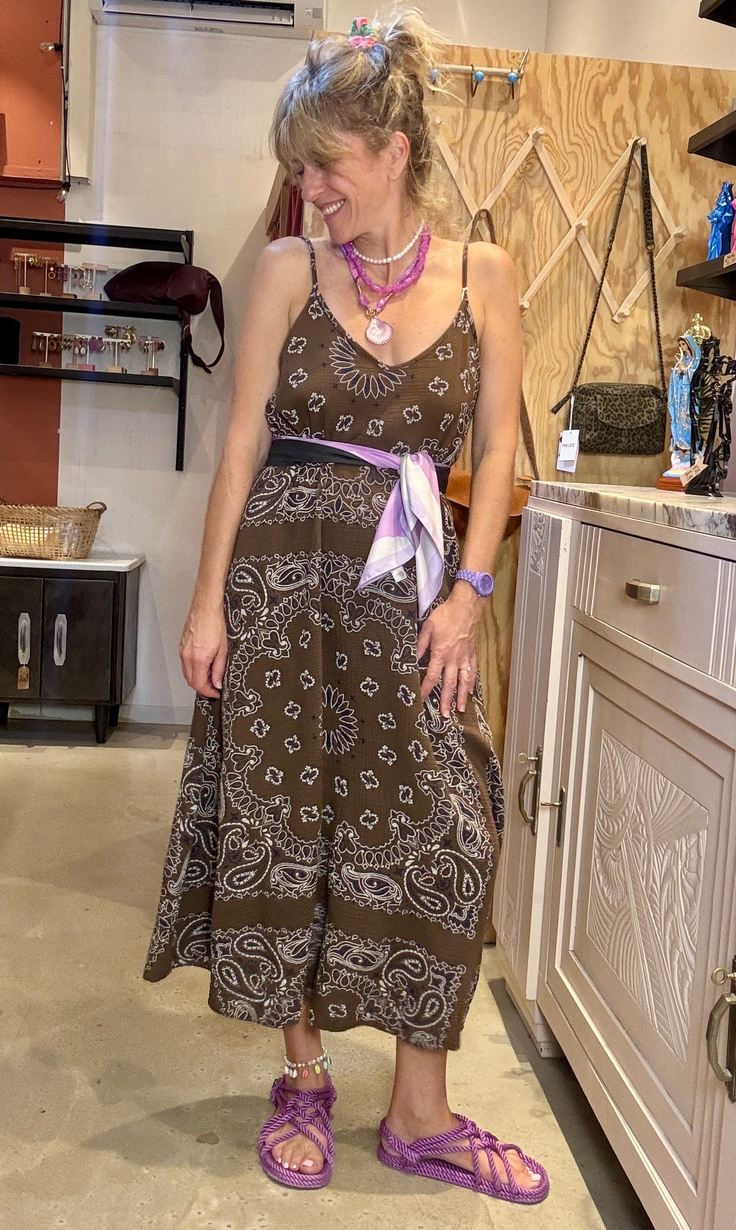 Robe Bandana choco