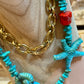 Collier Coco bleu