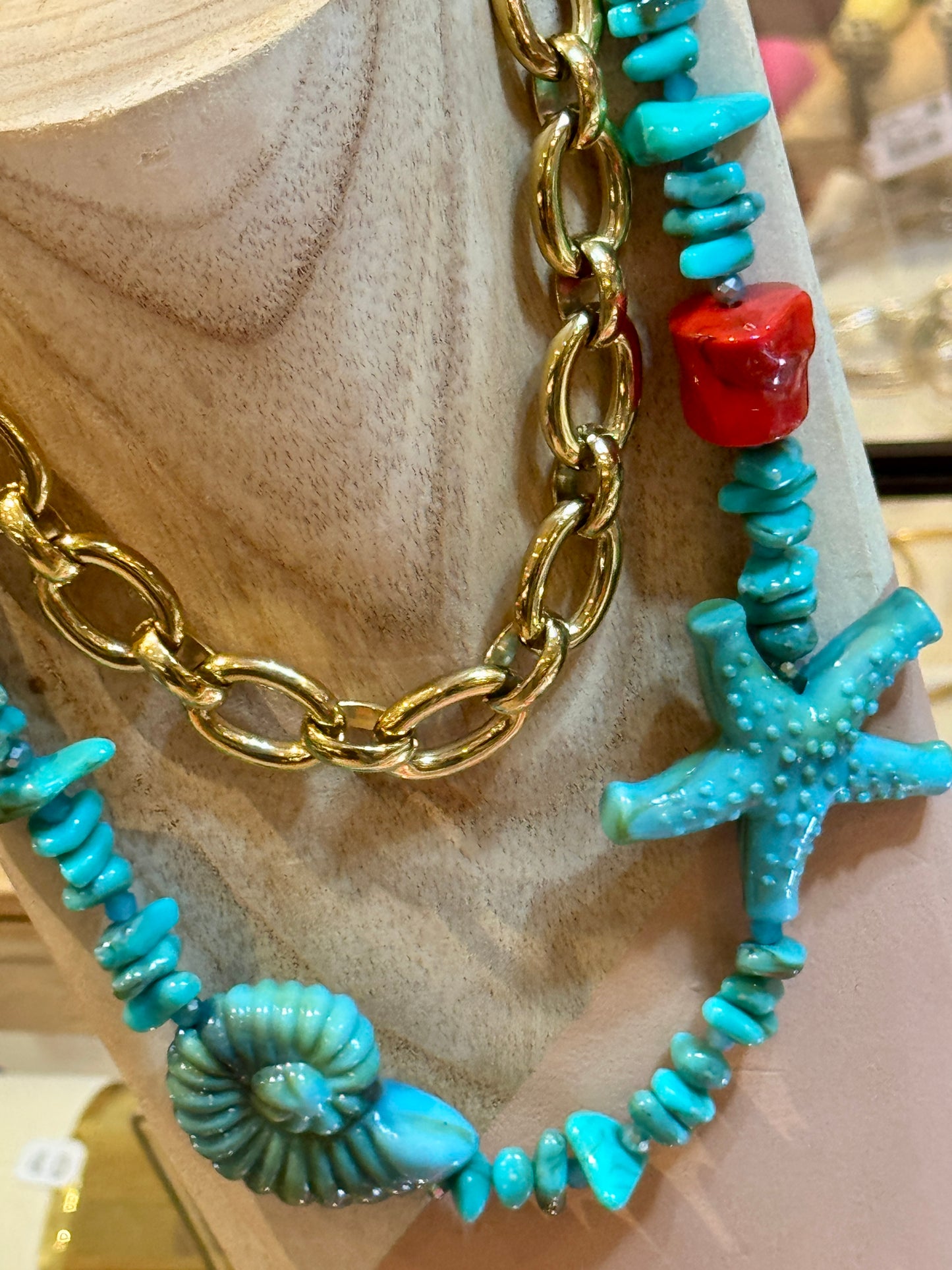 Collier Coco bleu