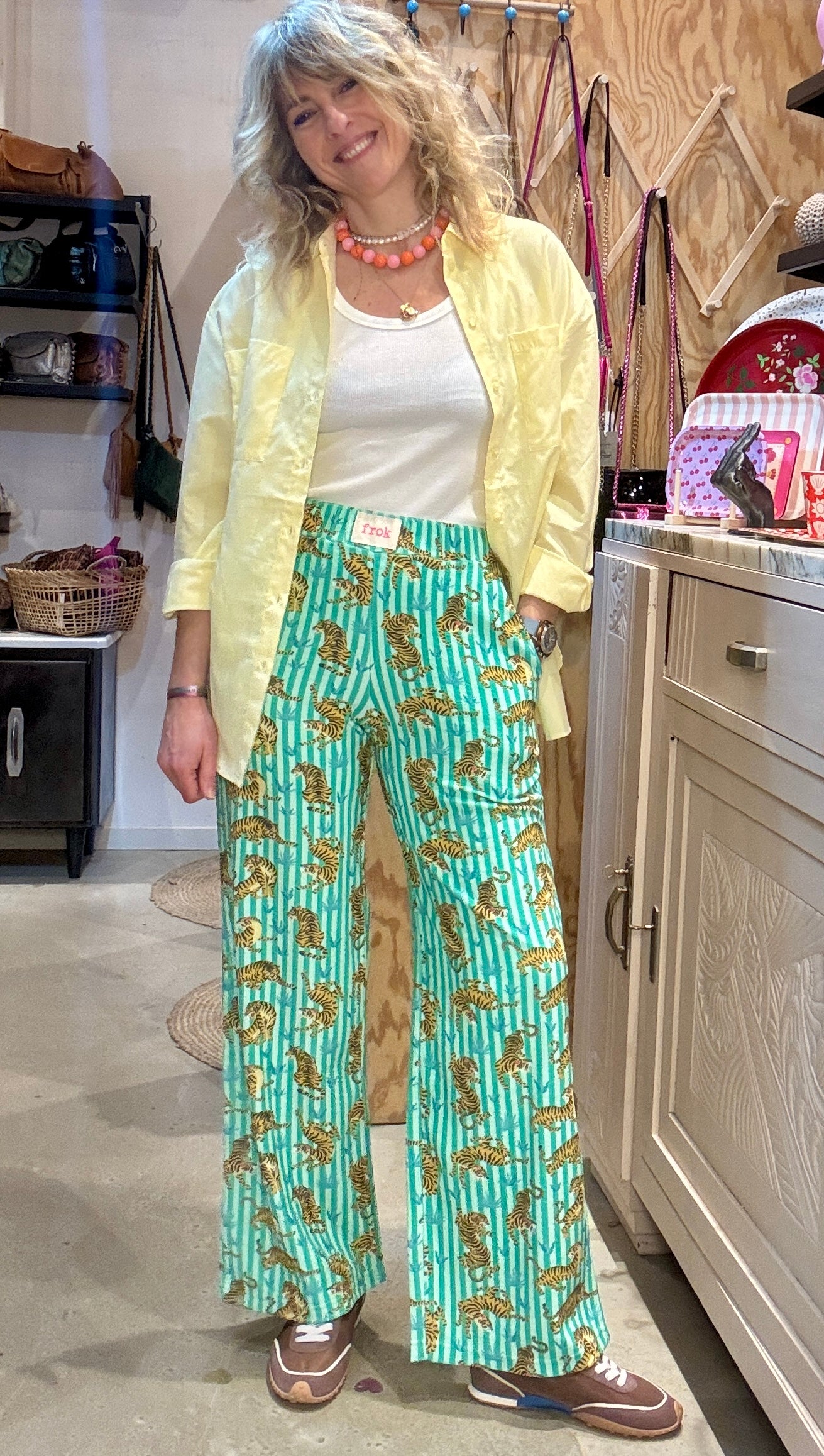 Pantalon Bob Tiger vert