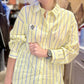 Chemise Good Fun jaune