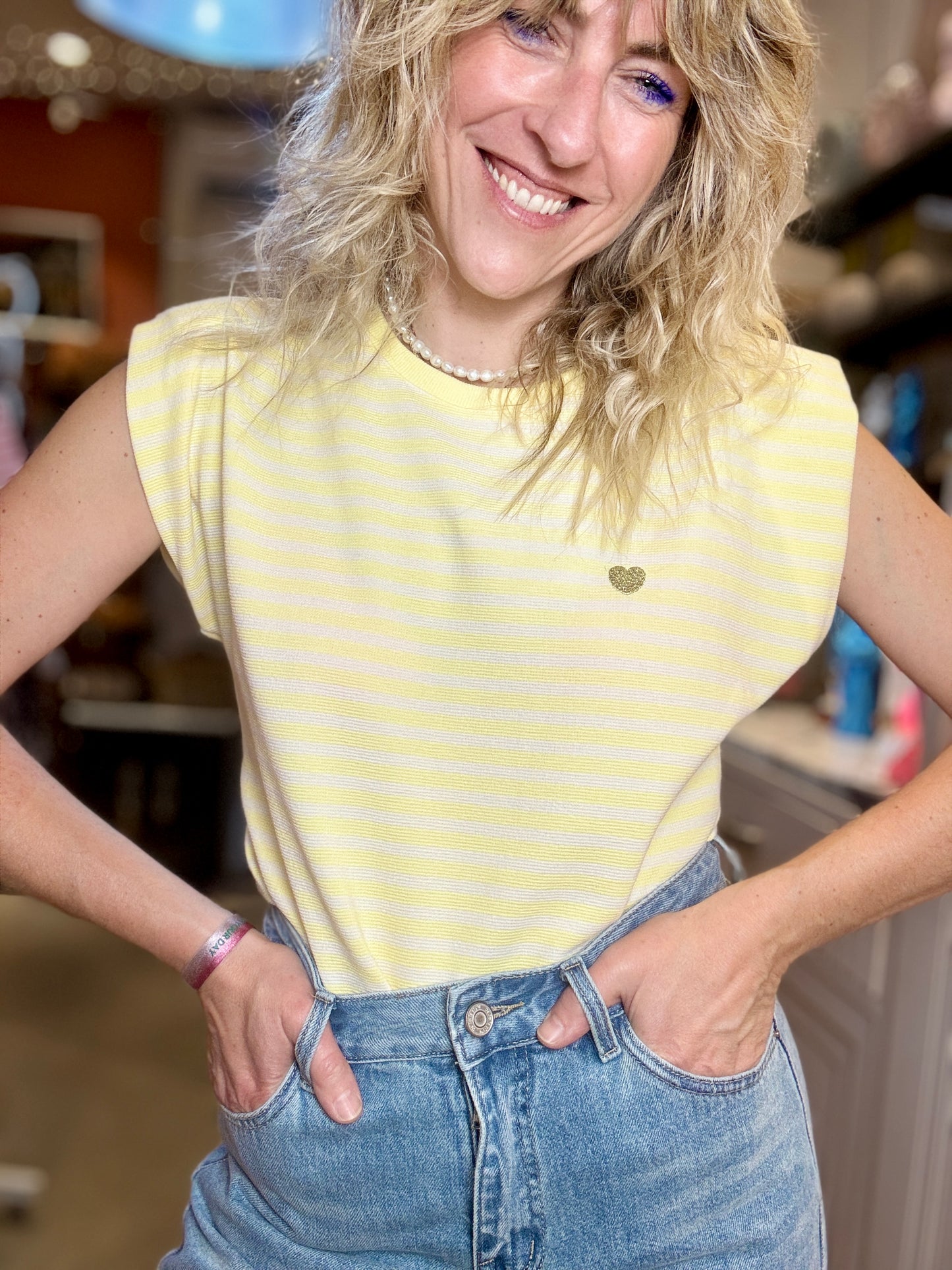 T-Shirt Roxy jaune