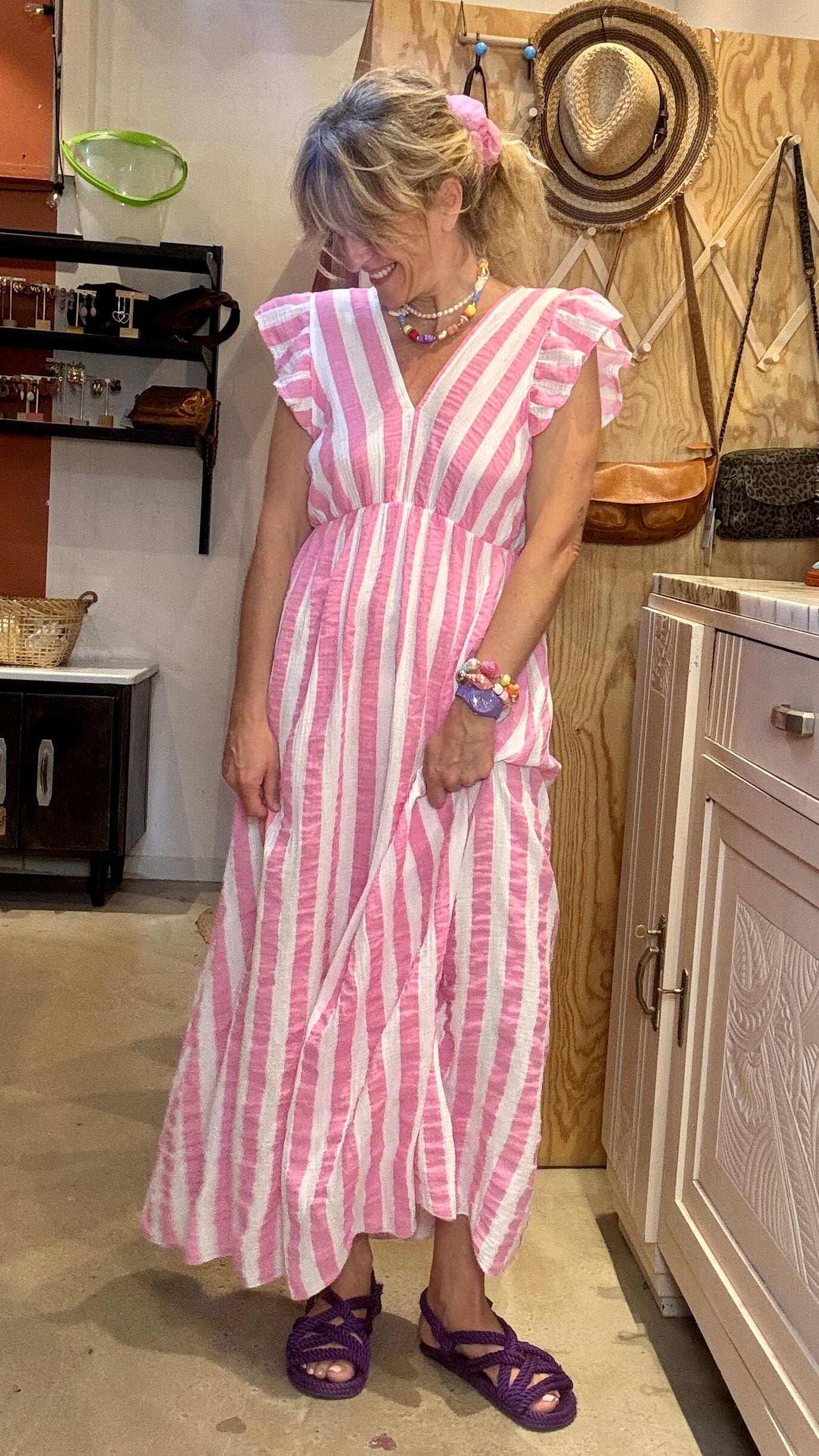 Robe Berlingot rose