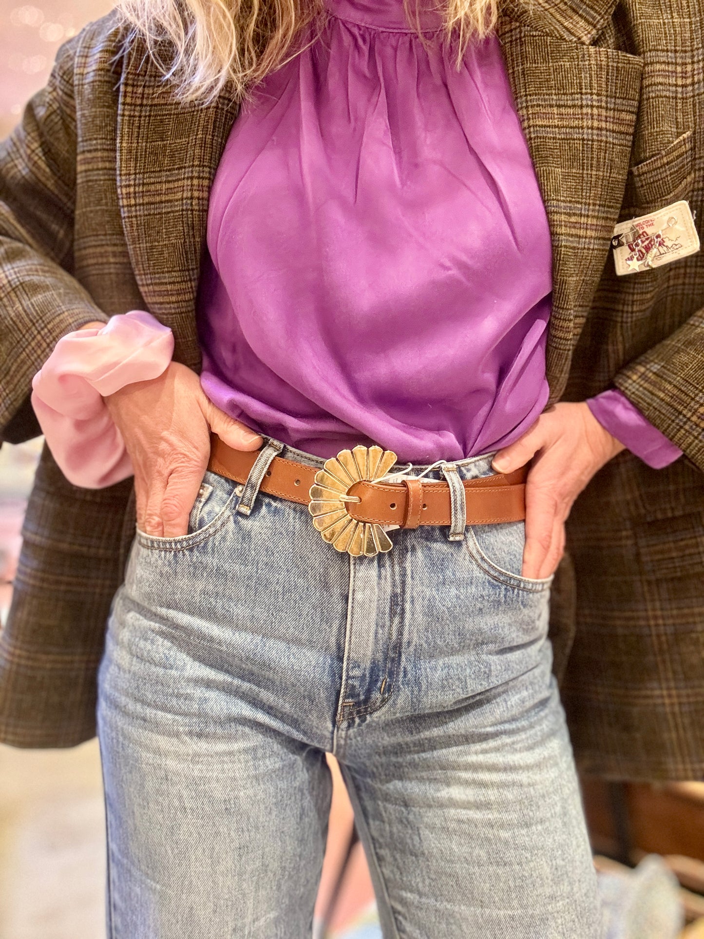Ceinture Alizé camel
