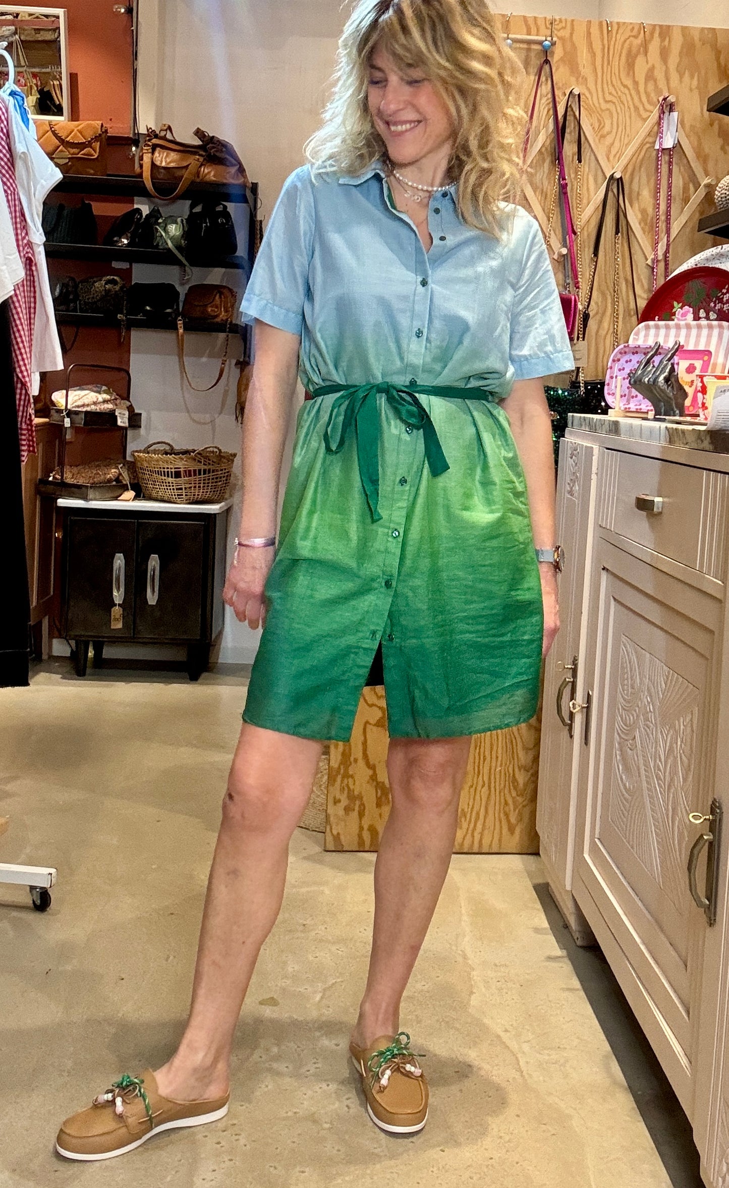Robe Rainbow bleue
