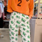 Pantalon Green Flowers