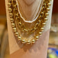 Collier Perles Or