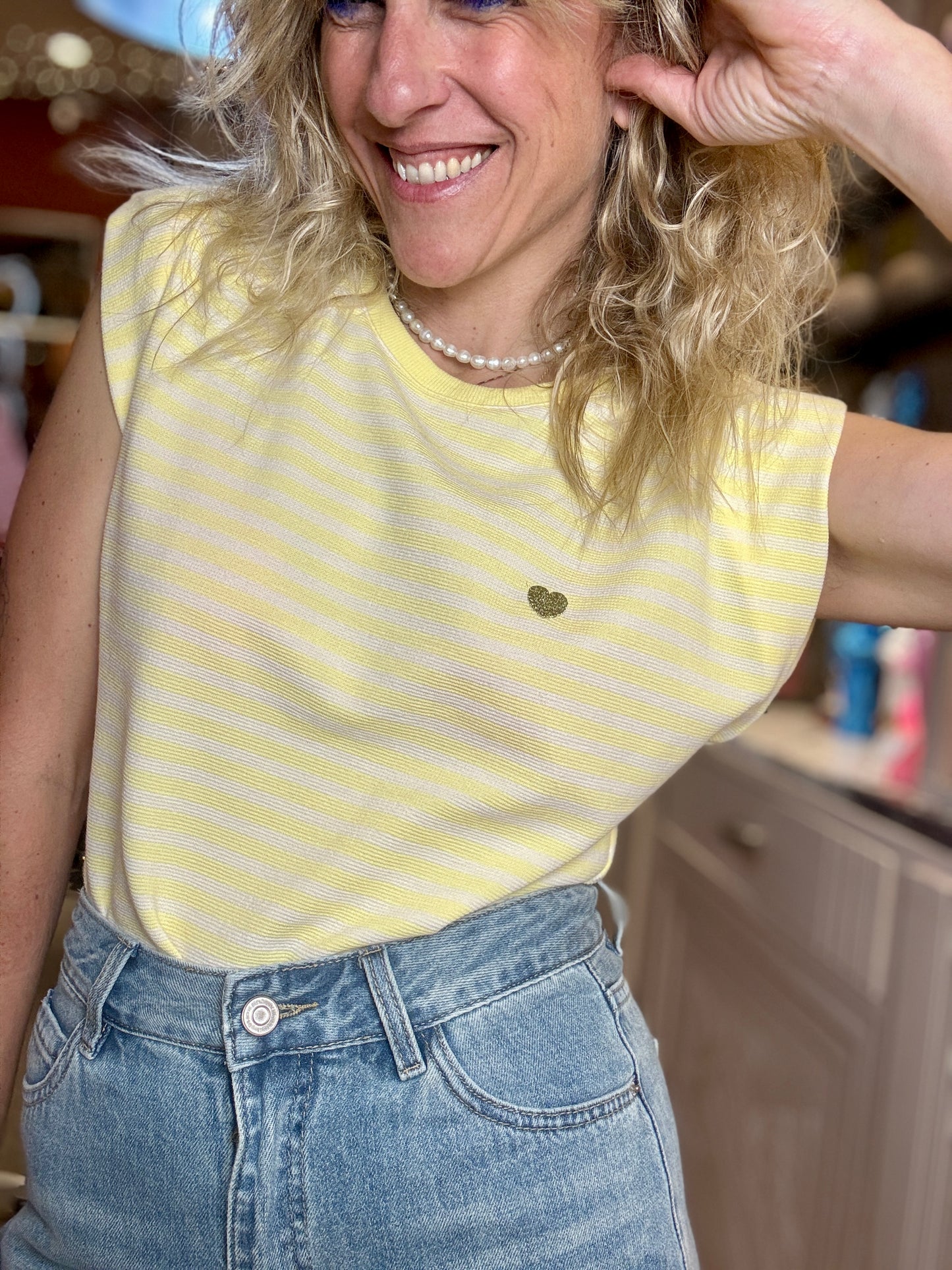 T-Shirt Roxy jaune
