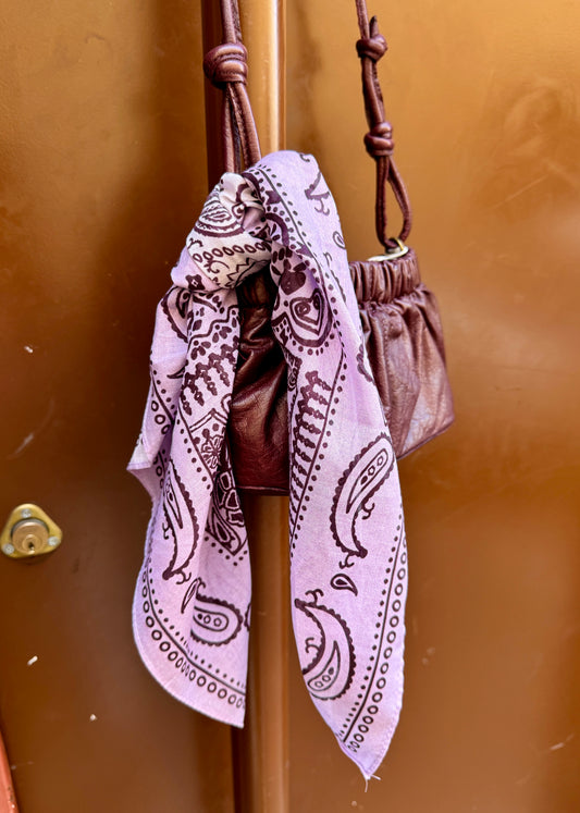 Foulard Presley parme