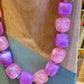 Collier Bonbon parme
