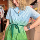 Robe Rainbow bleue