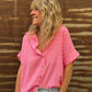Chemise Line fluo rose