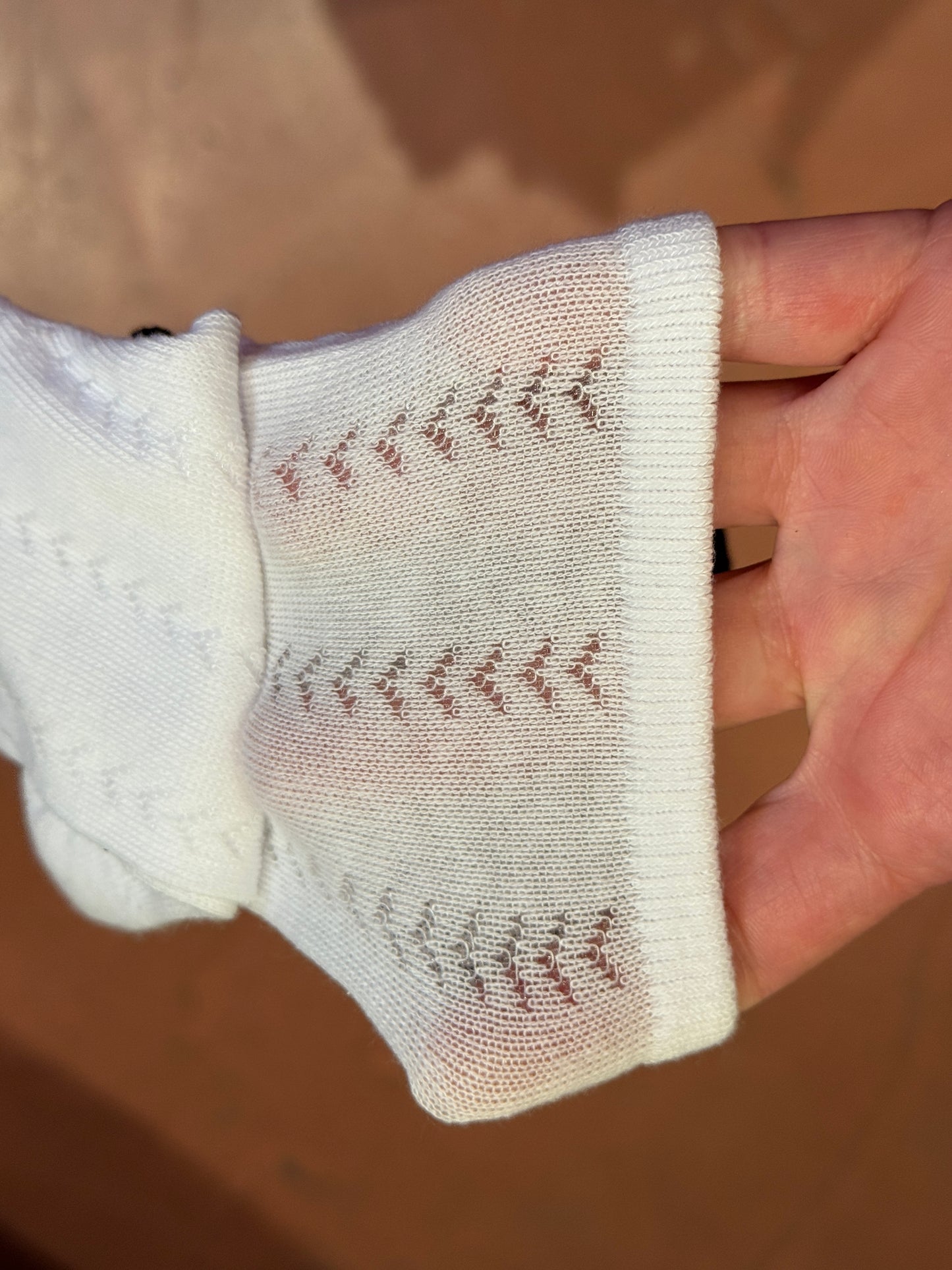 Trio de chaussettes ajourées