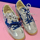 Baskets Vintage bleues