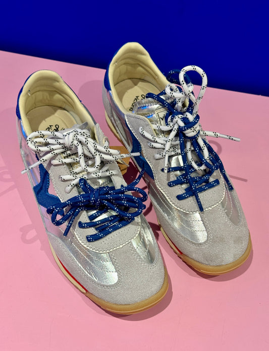 Baskets Vintage bleues