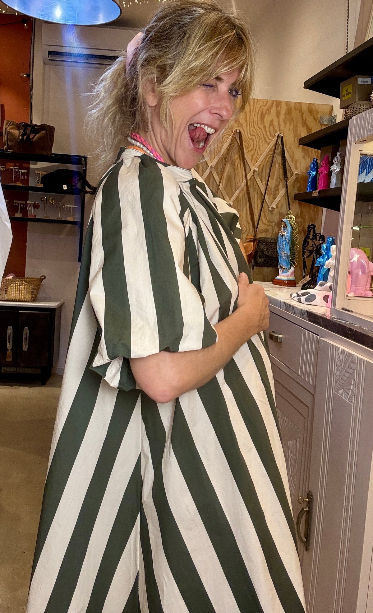 Robe Poppy rayures