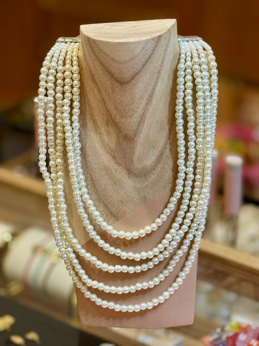 Collier Perlous 5 rangs