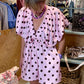 Combi short Fluffy rose