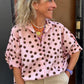 Chemise Pink Dot