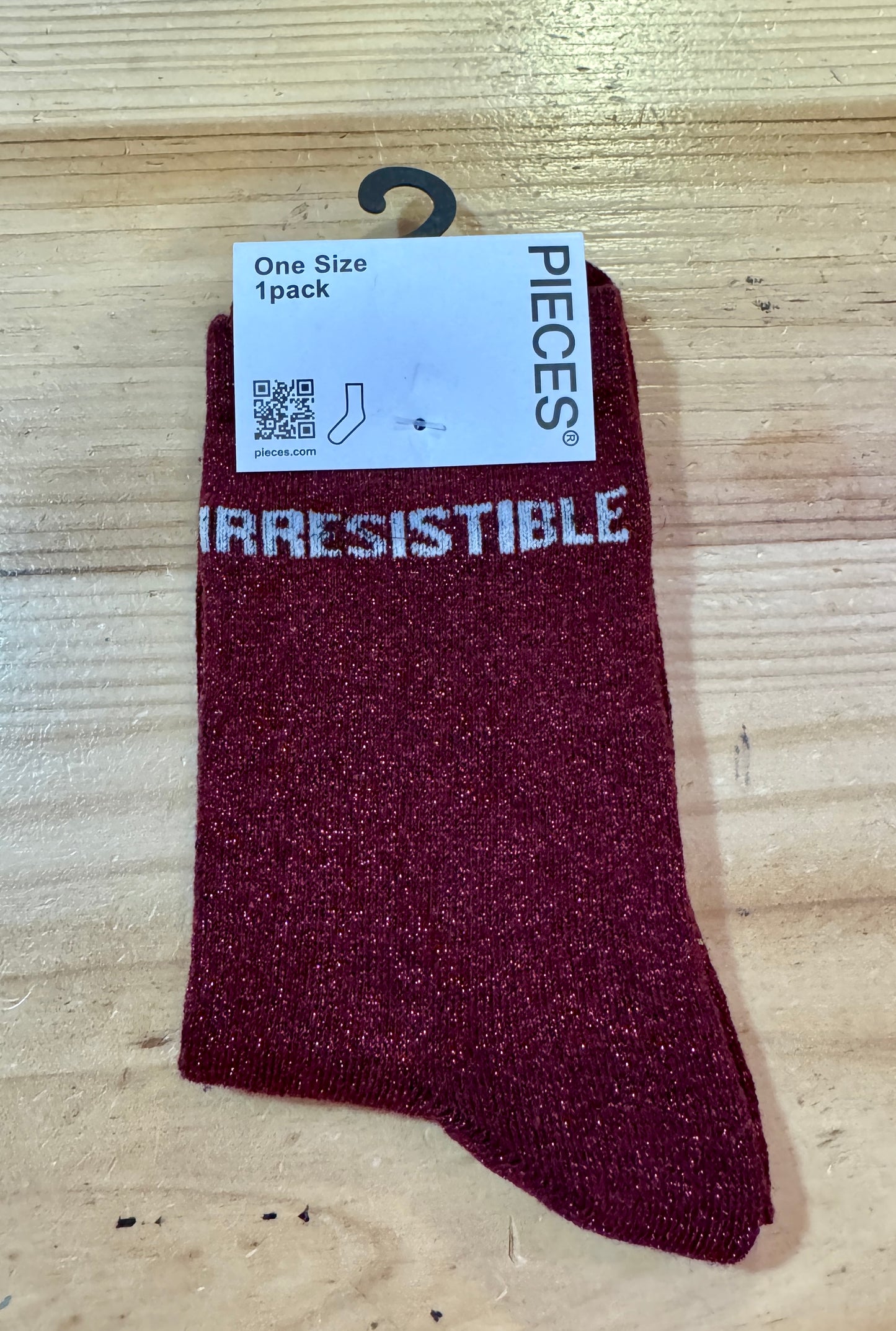 Chaussettes Paillettes mots doux !