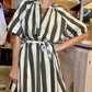 Robe Poppy rayures