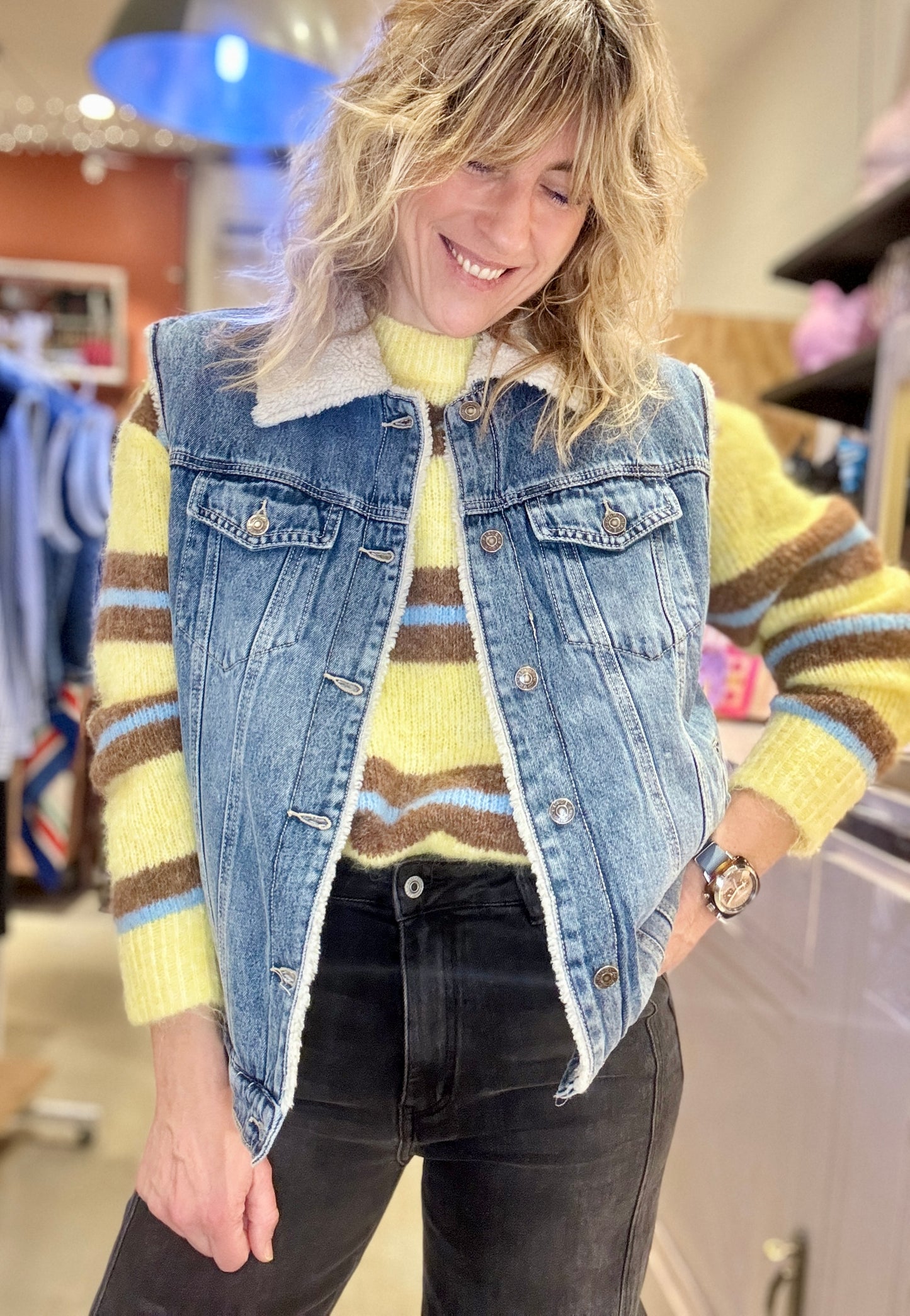 Pull Berlingot jaune