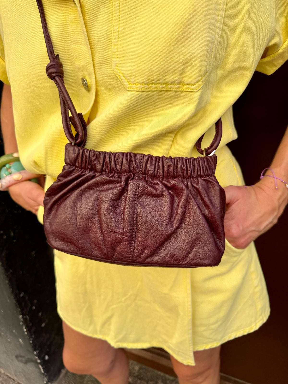 Sac Louise bordeaux