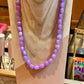 Collier Perles parme