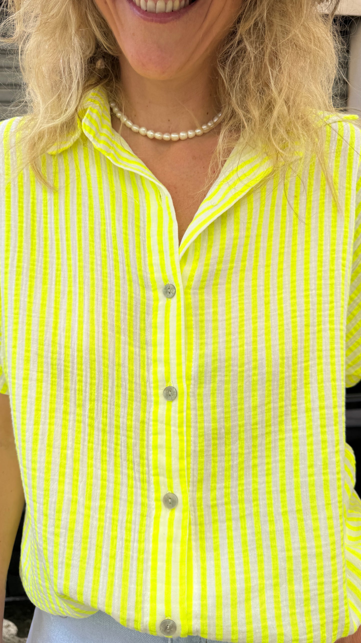 Chemise Line fluo jaune