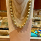 Collier Perles Or