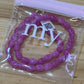 Collier Perles rose
