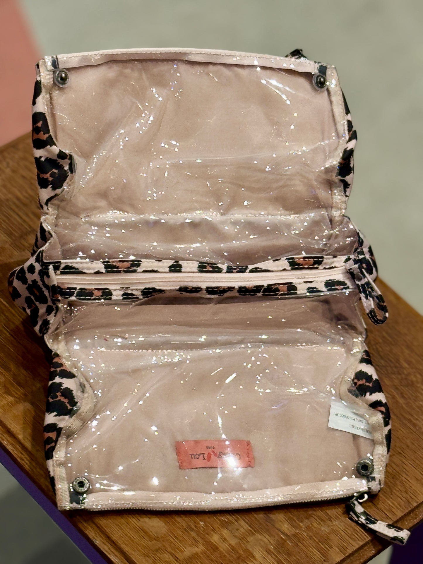 Trousse transparente Leo clair