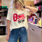 T-shirt Bowie rouge