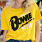 T-shirt Bowie jaune