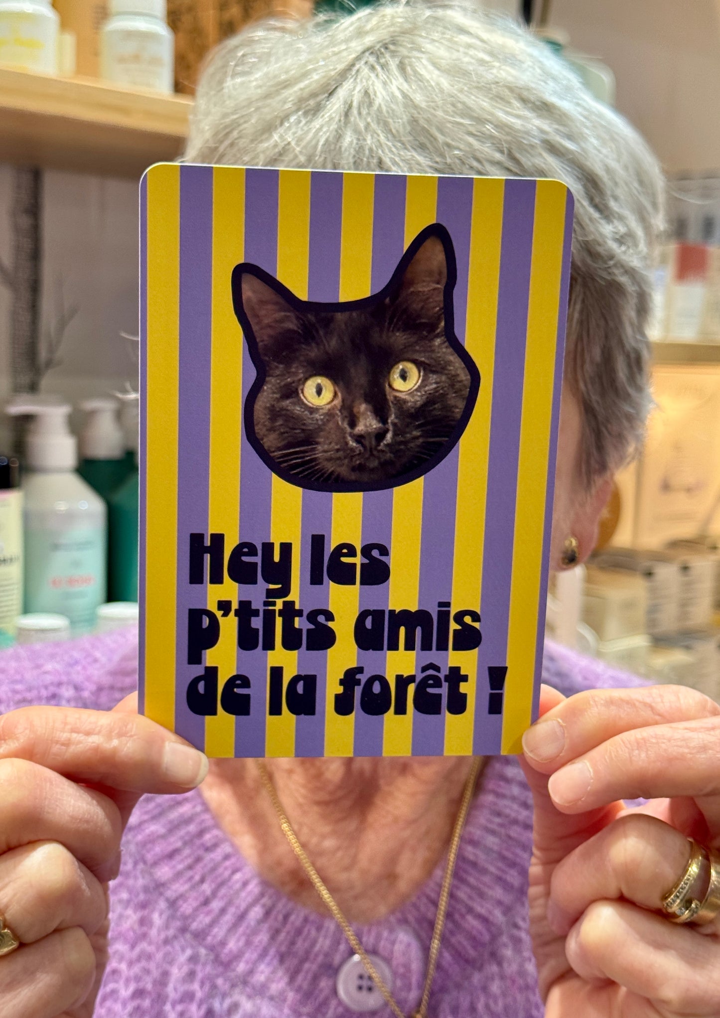 Carte Postale Hey les p'tits amis de la forêt !