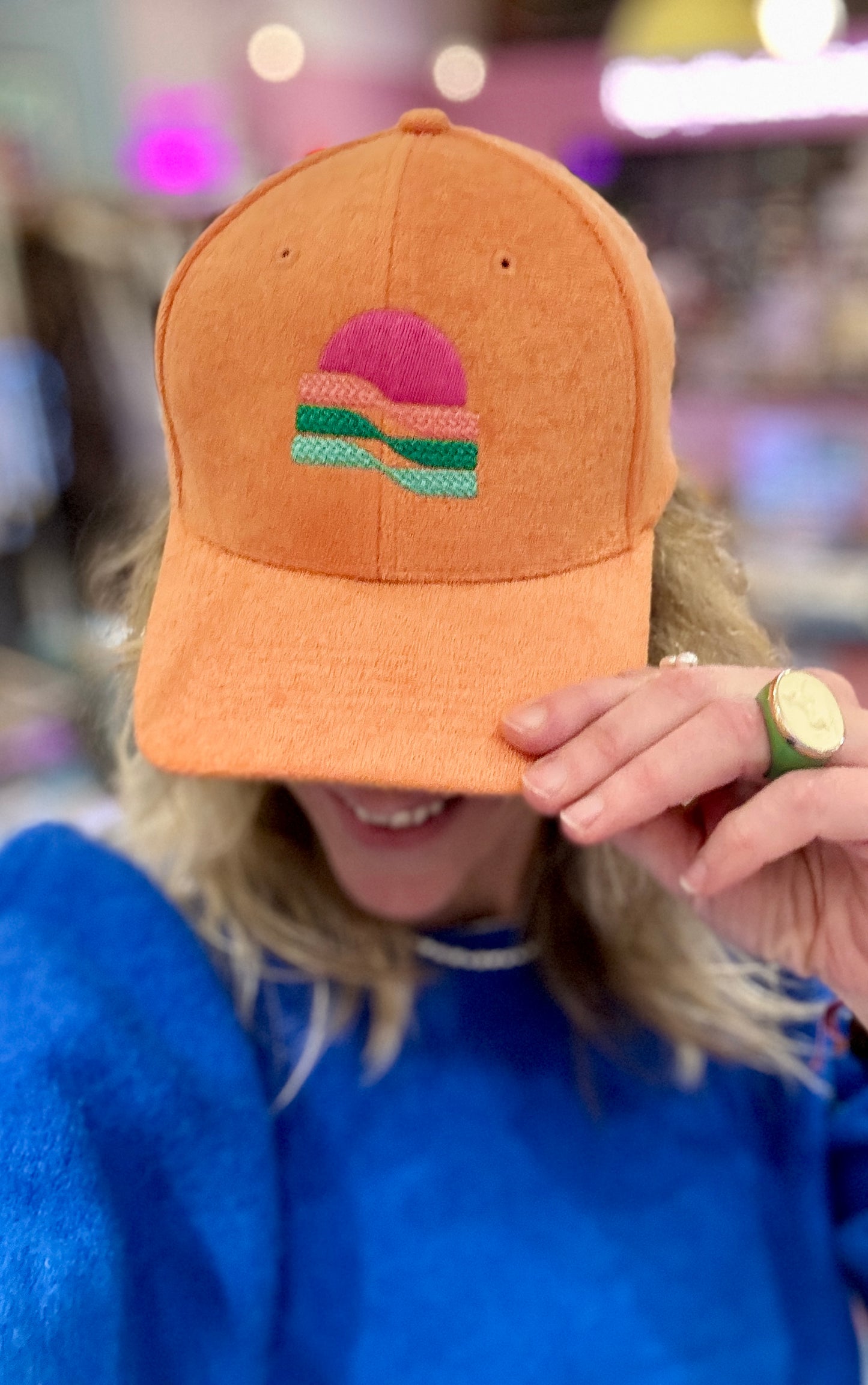 Casquette Eponge orange
